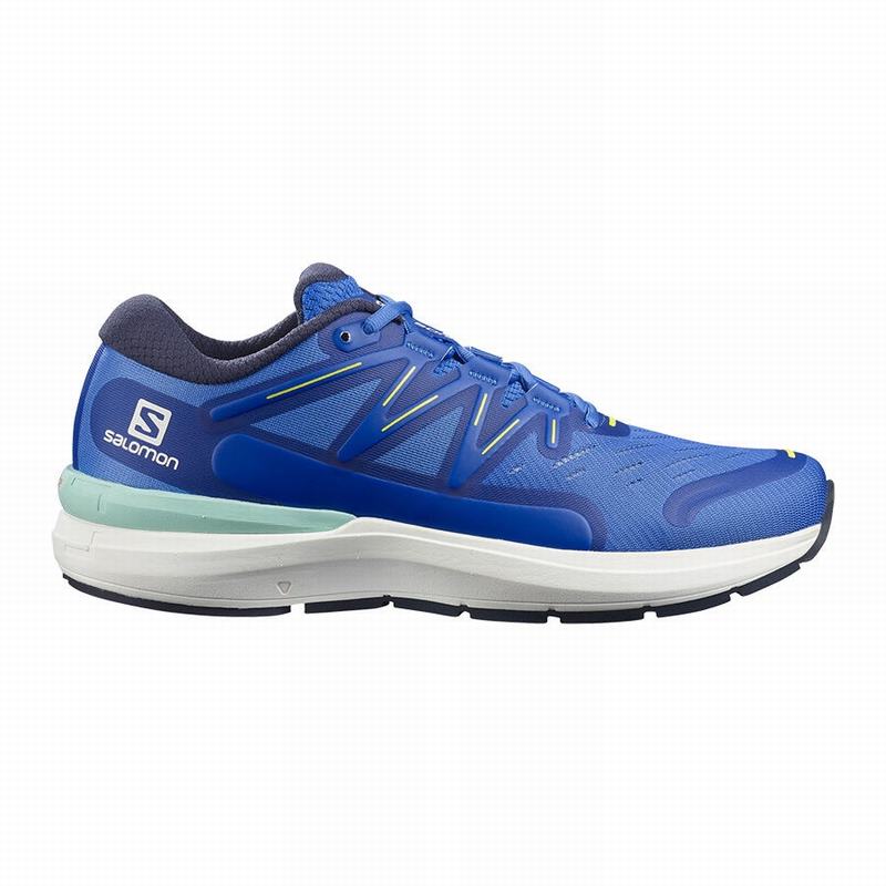 Salomon Singapore Mens Road Running Shoes - SONIC 4 CONFIDENCE Blue/White | 27456-FTAE